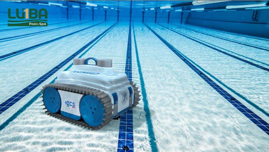Robot vệ sinh hồ bơi hiện đại